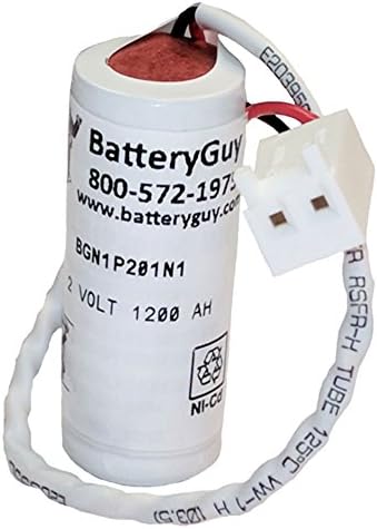 Batterguy Embacn1213 Zamjena 1.2V 1200mAh Nickel Kadmium Hitna rasvjeta za svjetlo Baterija ekvivalent