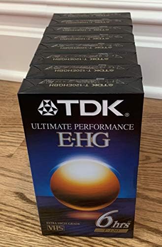 TDK Ultimate Performance E-HG Extra Visoke VHS T-120 prazna video kaseta