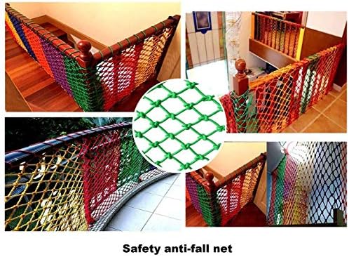Zaštitna mreža za ograde LUOFDCLDDD, mreža za užad zelena za djecu igračke za kućne ljubimce sigurne
