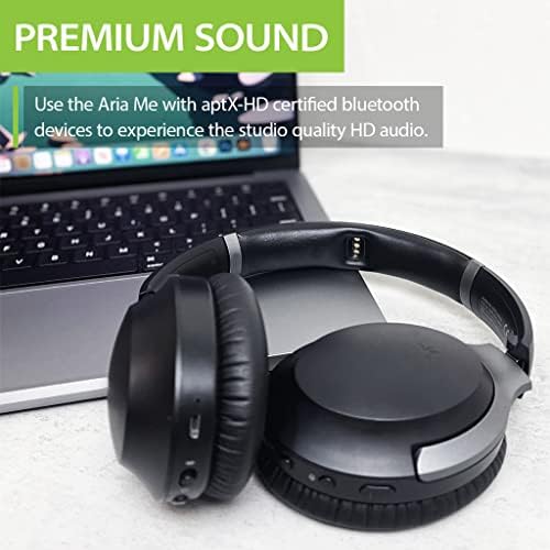 Avantree Aria me-Bluetooth slušalice sa lijevo / desno uho podesivi Audio slušanje profila, idealno za starije osobe & amp; Nagluh, savršen za bežično TV gledanje sa postoljem za punjenje & Low Latency