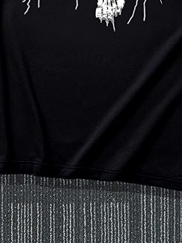 Gorglitter Muški grafički ispis kratkih rukava majica okrugli vrat Casual TEE Vrh