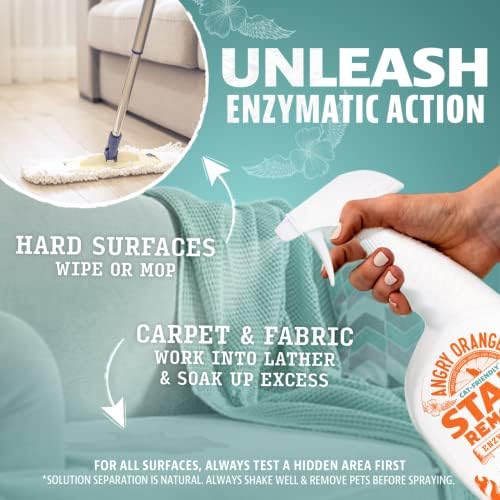 ANGRY ORANGE pet Carpet Cleaner - 2 pakovanja - enzimski čistač pasa, tvora, kunića i mačjeg urina-Eliminator