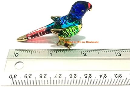 Ručno rađena stakla Parrot Art Staklo Puhane životinjske figurice / Bird figurice Kolekcionarske figurice