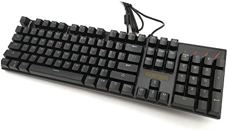 CAPTIANKN RGB hibridna optička mehanička tastatura za igre sa 104 tastera mehanička tastatura, plavi prekidač za Windows PC igrače
