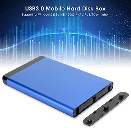 Shanrya Mobile hard disk Box, Durable Portable Hard Disk Box, USB3. 0 Mobile hard disk Box, laptop Accessories za rad na otvorenom na računaru