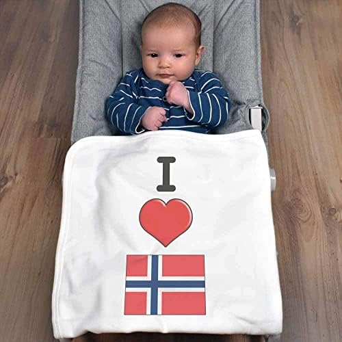 Azeeda 'Volim Norveške pamučne bebe / šal