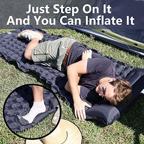 Lisanne Camping madrac sa ugrađenim pješačkim pumpima za spavanje ultralight Kompaktni jastučić