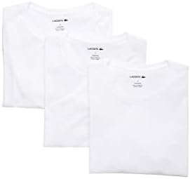 Lacoste muške osnovne potrepštine 3 pakovanja pamuka regularnog kroja Crewneck majice