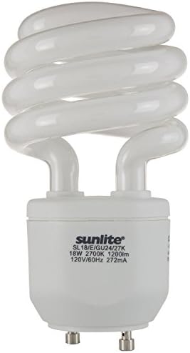Sunlite SL18 / GU24 / 41K SL18 / GU24 / 41K 18-watt GU24 spiralna Gu24 osnovna CFL sijalica za uštedu energije,