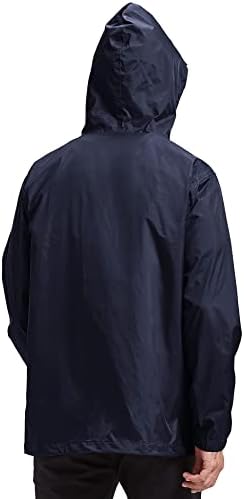 V Valanch Muška kišna jakna Vodootporna lagana vjetrobransko staklo s kapuljačom na otvorenom za