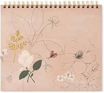 Fringe Studio Veliki hardcover Spiral Sketchbook, Botanica skica , 80 perforiranih listova, 11 x 9 , megan Galante kolekcija, višebojna