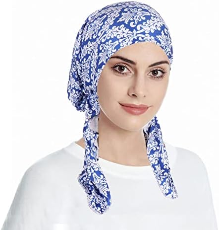 Ženska baggy beanie hat boemska cvjetna pokrivena za glavom modne turbanske naglice hemokulaste