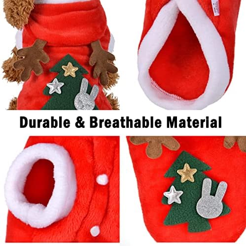 Pas Božićne kostime, kućni ljubimac Duks hladni džemper, štenad santa claus Reindeer outfit Winter
