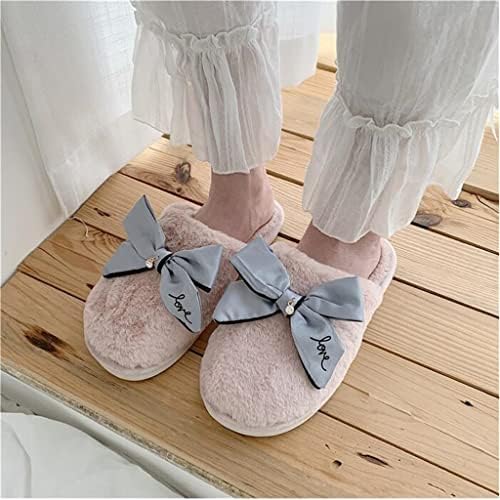 N/lijepa korejska verzija domaćinstva domaćinstvo mjesec dlake papuče pamučne papuče ženski zimski zatvoreni