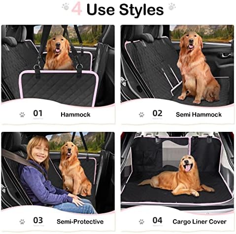 Navlaka za pseće autosjedalice za zadnje sjedište, putne presvlake za autosjedalice Protector pas viseća mreža