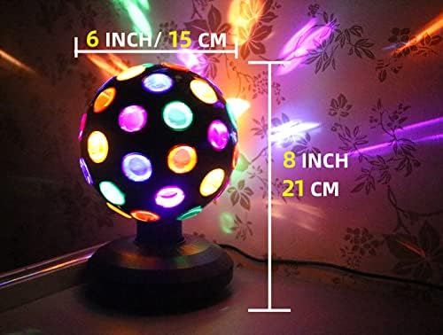 Disco ball lampica 360 stupnjeva pokretanje višebojne promjene magije ktv fash laki odličan za zabavu,