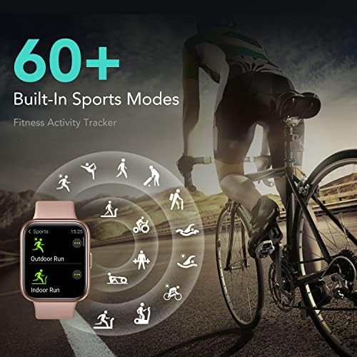 SKG Smart Watch za muškarce Women Android iPhone, SmartWatch s ALEXA ugrađenom i Bluetooth pozivom 1,69 Fitness Tracker sa IP68 vodootporni, 60+ sportovi, otkucaji srca SPO2 monitor, V7 Pro