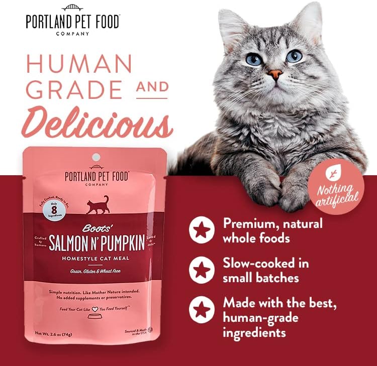 Izrađen od strane ljudi koje voli Psi Portland kompanija za hranu za kućne ljubimce mješovite sorte za ljude, mokra torbica za hranu za mačke-vlažna, meka mješalica za hranu za mačke, Topper i rotacijski obrok