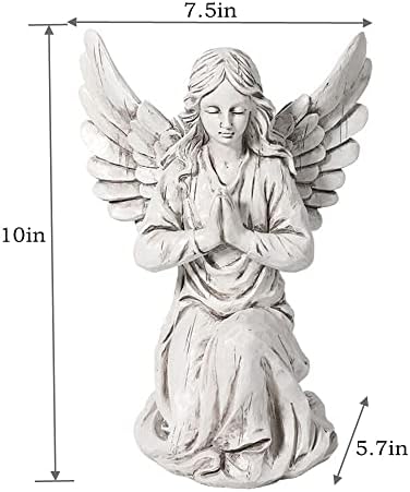 Handsider Vrtna statua anđeo religiozna Vila skulptura vodootporna dekorativna figurica umjetnički dekor za terasu,