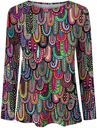 Prevelizirani džemperi za žene, ženske košulje s dugim rukavima s dugim rukavima s vrpcom paleta u obliku pletena
