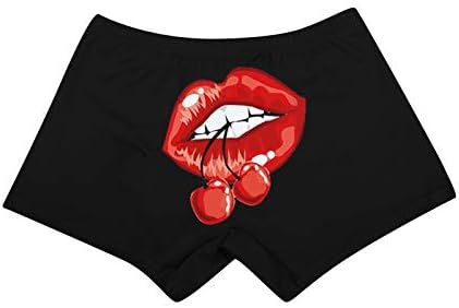 ZDFER plijenske gaćice za žene Crvena usta Ispiši tanke kratke hlače Ženska modna visoka struka podizanja guza joge plus veličina
