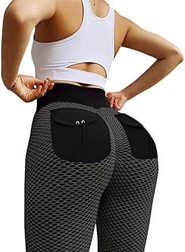 Fudule helanke za žene za podizanje zadnjice anticelulit Yoga Scrunch Booty pantalone visokog struka za podizanje