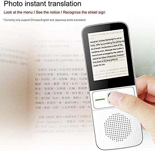 Mxjcc dvosmjerni uređaj za prevođenje, 137 jezika Jezik trenutni glasovni Prevodilac, prijenosni Offline prevoditeljski uređaj, glas & Tekst & amp; Photo Translatio