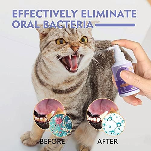 Novi PET oralni sprej čistim zubima, sprej za čišćenje zuba za pse i mačke, sprej za mačju mačju, čistač za čišćenje osvježivača za kućne ljubimce, eliminirajte loš dah