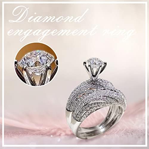 Zlatni prstenovi za žene, sterling srebrni izjave prsten specifični simboli Inspirativni prsten