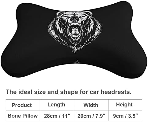 Glava a jastuci za automobilski medvjedi jastuci za automobile Mjestom pjena meka glava glava glava za glavu