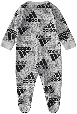 Adidas Baby-Boys s dugim rukavima tiskani patentni zatvarač