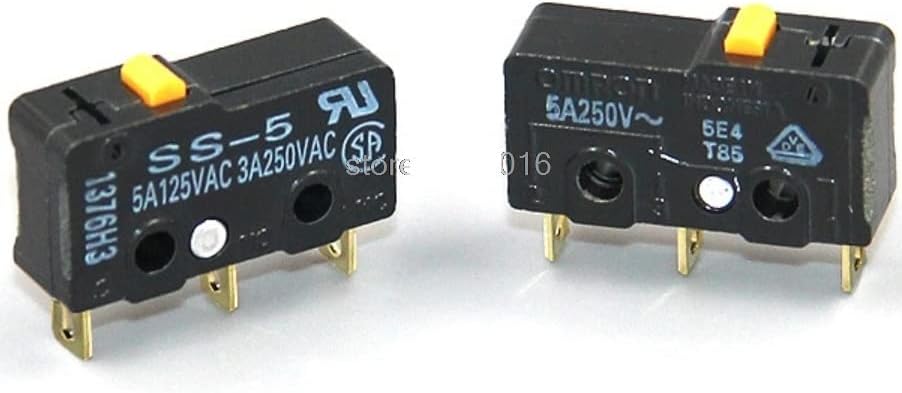 Acinra mikro prekidači 10kom / Pak SS - 5 granični prekidač mikro prekidač 1,47 N čisti srebrni Kontakti