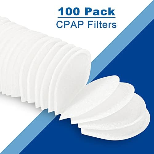 Cindeer 100 Pack filteri za vazduh kompatibilni sa ResMed AirMini Machine Supplies Accessories jednokratni zamjenski filteri za putovanja