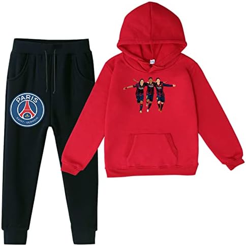 Hoertu Kids Messi pulover Duksevi-trenerke Klasične dukseve i duksevi sa odjećom za dječake
