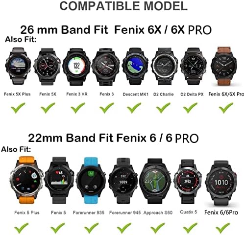Dfamin 22mm 26mm Quick Release Watch Band titanium Alloy Wristband remen dodatak za Garmin Fenix 6 6x Pro 5 5x Plus 935 3hr narukvica