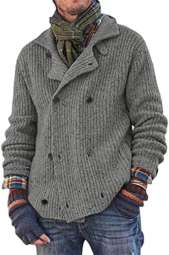 PXLoco Cardigani Fallei džemperi za muškarce Cardigan Zipper Dukseri dugih rukava gornji rukav