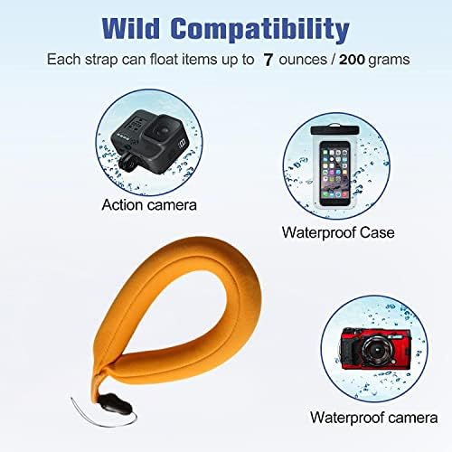 WLPreoe 【5pcs Vodootporna plutajuća ručka ručna držanja za GOPRO + fotoaparat za iPhone, podvodni fotoaparat, za GoPro Hero 11 10 9 8 7 6 - Osigurajte dodatnu opremu za fotoaparat!