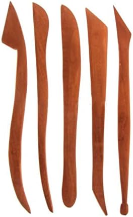 GENIGW 5 komada skulpture od crvene gline drvena Keramika keramički alat za oblikovanje praktično