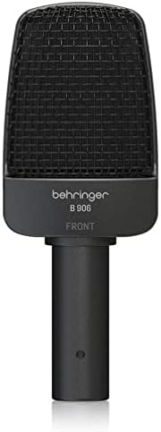 Behringer B 906 dinamični mikrofon za instrumentalne i vokalne aplikacije, Crni