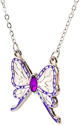 Noveltyera Butterfly privjesak, Anime ogrlica za djevojčice ženski nakit Acccessory