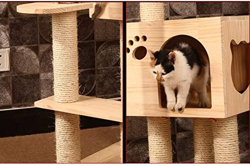 Jtkdl Cat Tree Cat Tower,stan za mačiće na više nivoa sa stubovima za grebanje