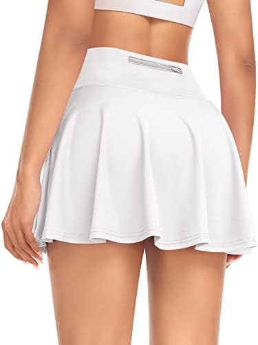 Derca nalazena teniska suknja za žene sa džepovima kratke hlače visoke struk golf suknje vježbanje trčanje sportski