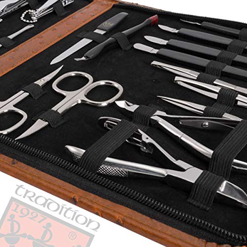 3 Swords Njemačka-brend kvalitete 23 komad manikir pedikir grooming kit set za profesionalne prst & toe nail