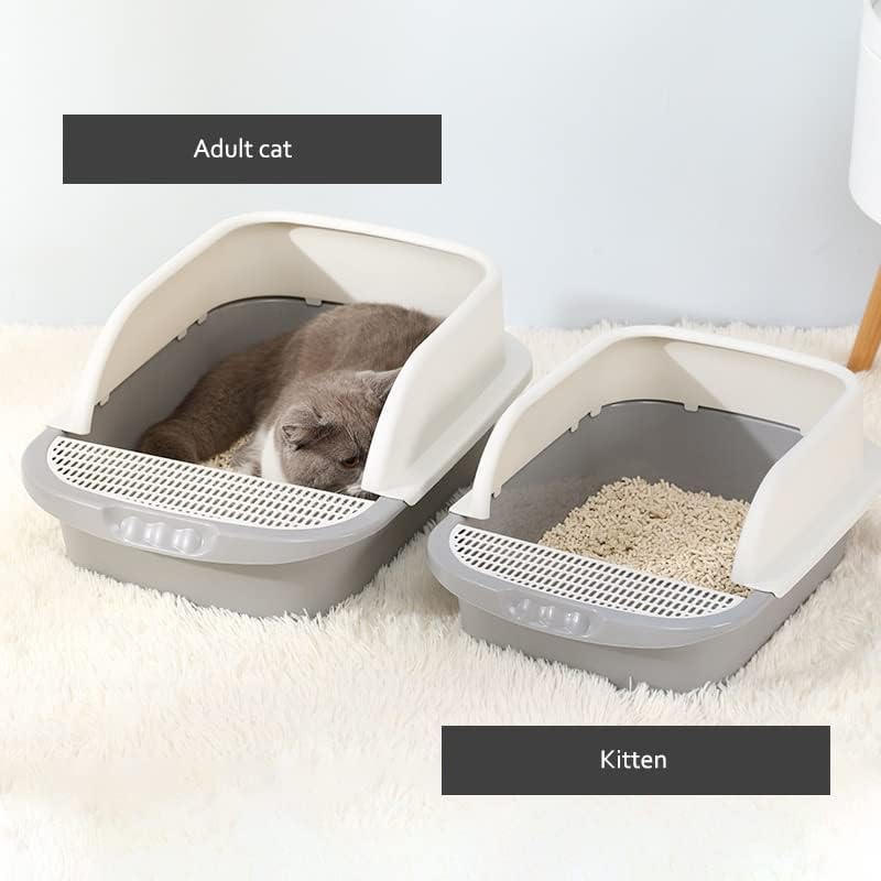 TDDGG mačke WC poluzatvorena kutija za smeće za mačke dizajn kutija za pijesak za mačke ladica