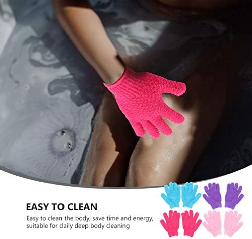 HEALLILY rukavice za piling tijela rukavice za piling tijela rukavice za kupanje rukavice za uklanjanje mrtvih ćelija kože 8kom rukavice za njegu