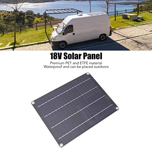 9.1x6. 7in 10w 18v prijenosni solarni Panel Car solarni Panel sa Krokodilskom kopčom tanak dizajn lagana težina za svjetlo za brodove