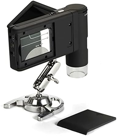 LEPSJGC 500x mobilni digitalni mikroskop 3 LCD 5MP sklopiva USB litijumska baterija 8 LED PC lupa alati