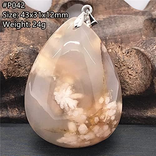 Prirodni vičarka Privjesak nakit za žene dame muškarci zacjeljivanje kristalnog kamena 43x31x12mm perle
