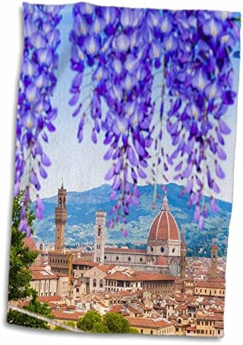 3D Rose City Center of Florence-Firenze-Unesco-Toskana-Italija Ručnik ručnika, 15 x 22