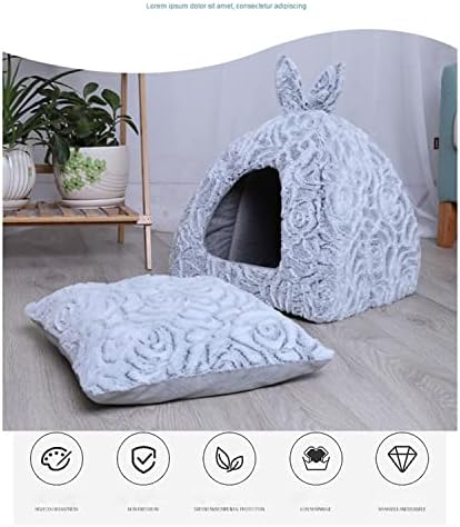 Krevet za mačke koji se samo zagrijava - slatki uzorak kunića za pseće pse za mačke za male srednje